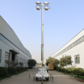 4*1000W Mobile trailer light tower with Kubota engine